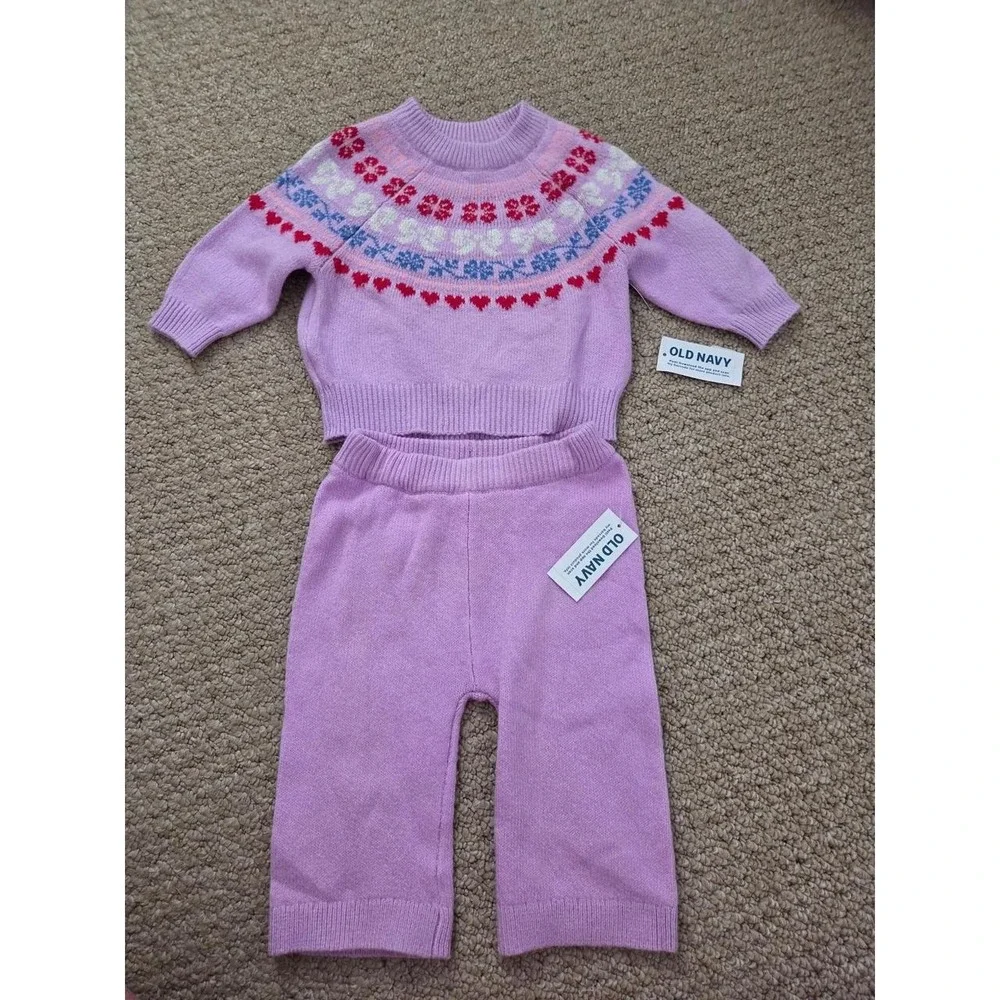 Old navy baby girl set 0-3 mos